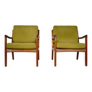 Ensemble de 2 fauteuils - wanscher