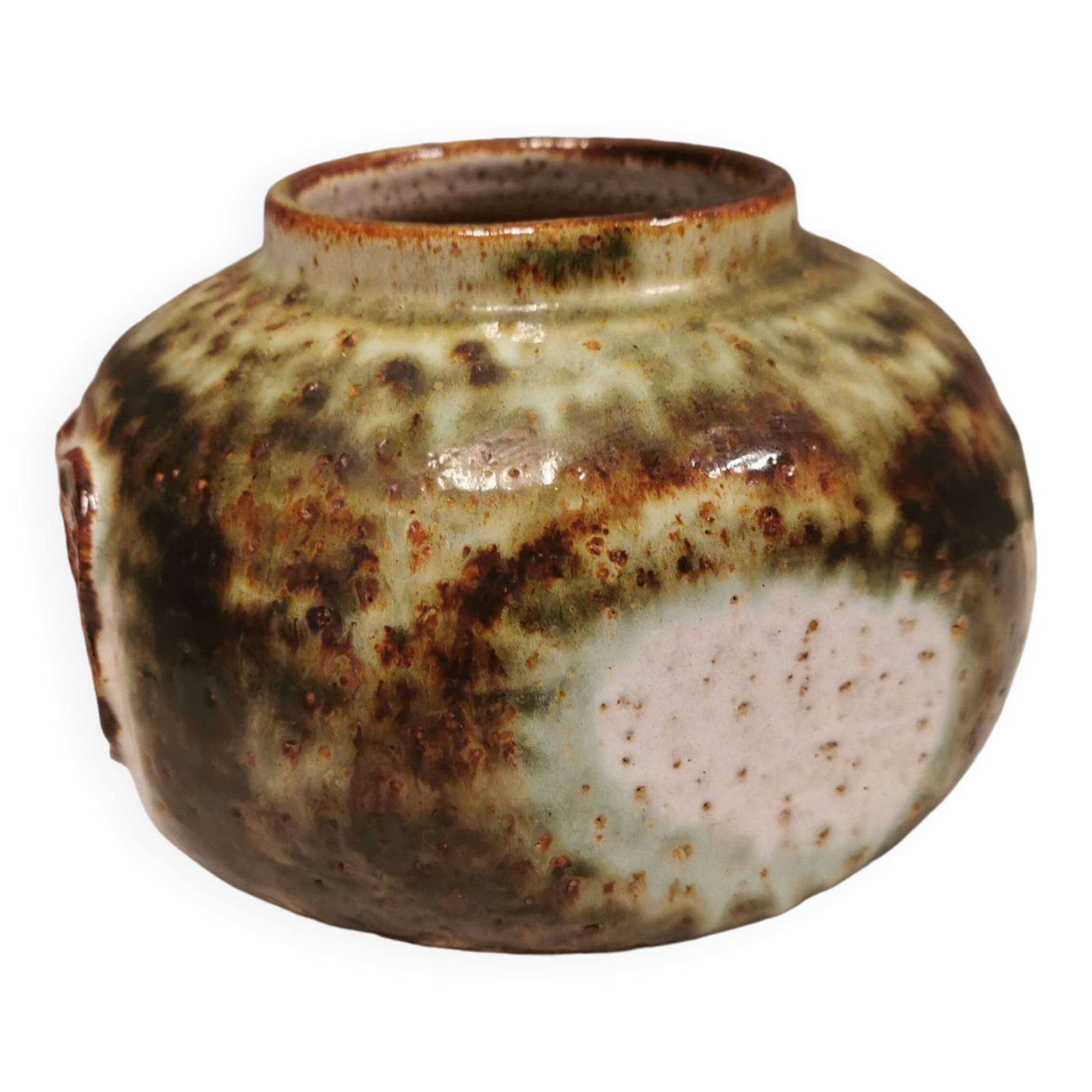 Beautiful vase from Danish Kingo Ceramics (Signature KK) 1980s. signed on the bottom.