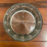 Cylindrical glass vase