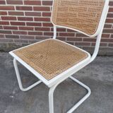 Set of 4 Cesca b32 model chairs in white