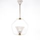 Lampe suspendue en verre de Murano vintage Barovier et Toso, années 1940.
