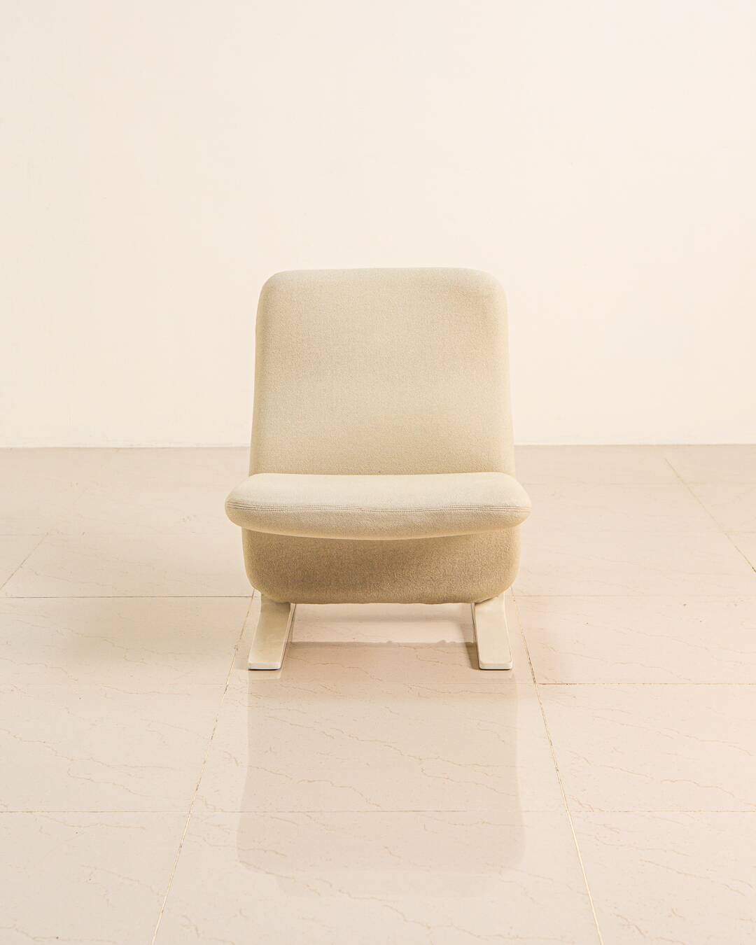 F780 "Concorde" cream armchair by Pierre Paulin for Artifort 80's