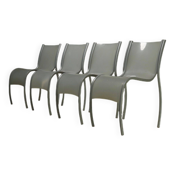 Set of 4 FPE chairs by Ron Arad for Kartell 1990s