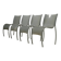 Set of 4 FPE chairs by Ron Arad for Kartell 1990s