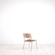 “Miss B” steel lacquered aluminium classic chair by Tito Agnoli