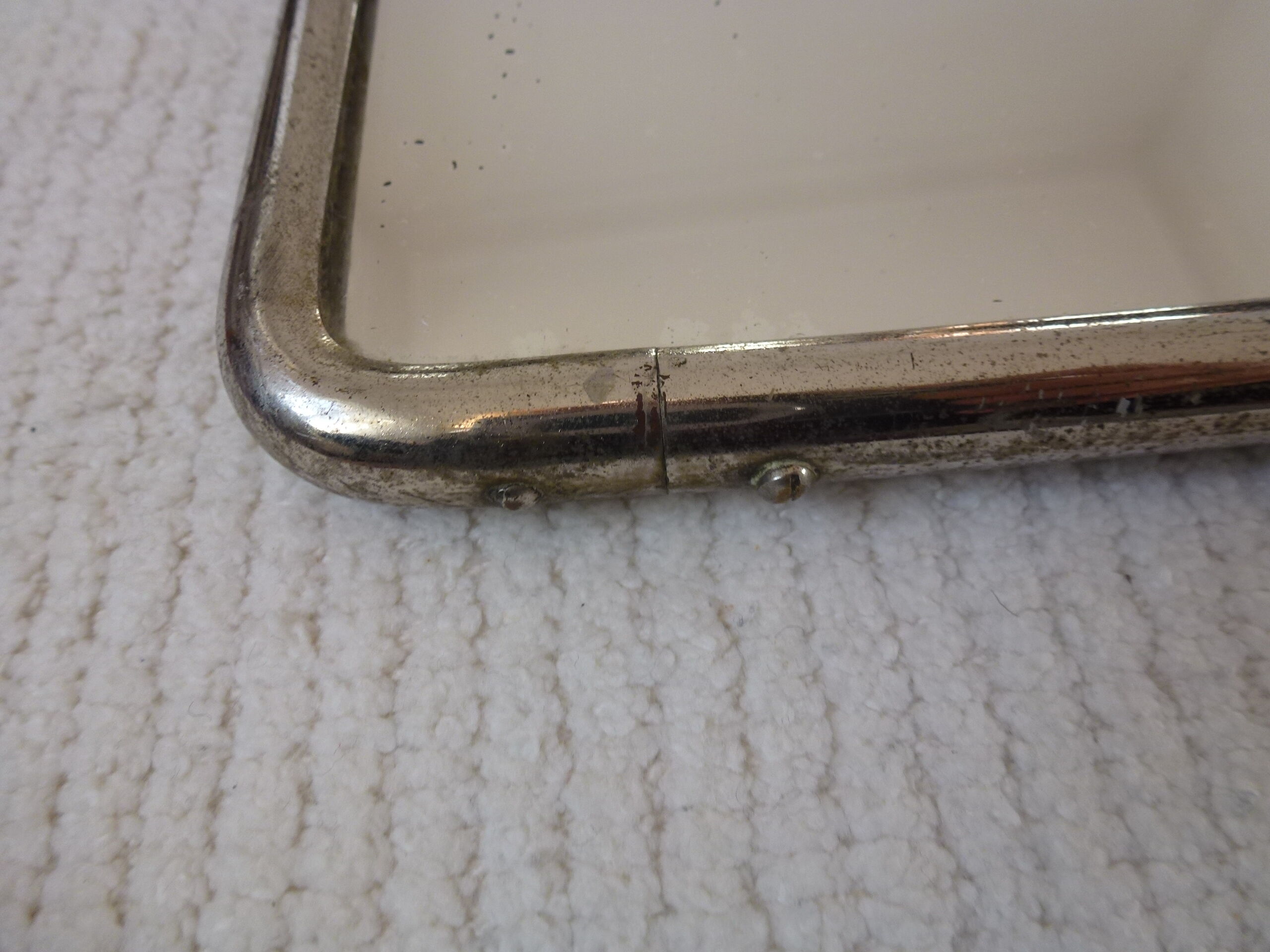 Former large mirror Barbier XXL 75 cm x 50 cm 50 years