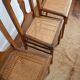 Suite of 6 vintage chairs 1930