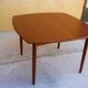 Scandinavian dining table extendable teak by Henry Walter Klein