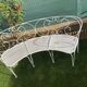 Arc garden bench