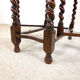 Antique Gateleg drop leaf table with barley twist legs