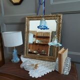 Baladeuse bleu Art Deco