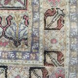 Vintage Turkish Kayseri carpet in silk and cotton 106x61 cm