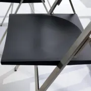 Set of six P08 folding chairs by Justus Kolberg for Tecno, Italy