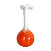 Pop Art "Flame" opaline Florence vase, 1970s, Italy