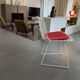 Bertoia Knoll chair with original red Knoll cushion in perfect condition.