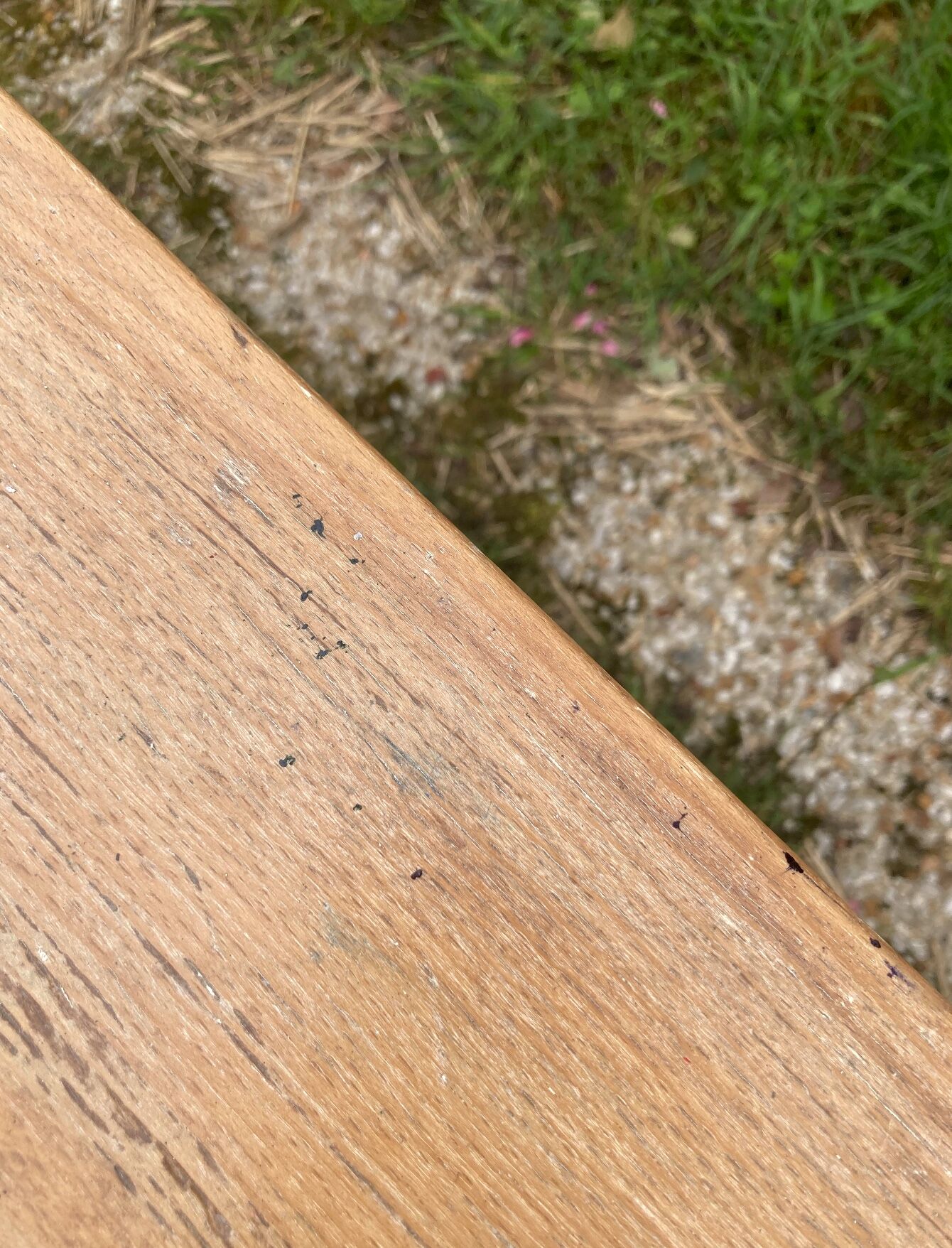 Antique solid wood desk