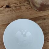 Pink faceted bowl