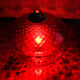 Vintage Czechoslovak Red Glass Table Lamp by Jablonecké Sklárny, 1970s