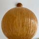 Beautiful design midcentury cocoon resin pendant, 1950s