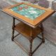Side table jugendstil Art Nouveau wooden pedestal table 1910