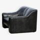 De Sede DS 44 armchair, 1970s, black leather.