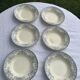 6 hollow plates boulenger, terre de fer, Choisy le roi, old moustiers