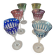 A vendre verres cristal couleur st louis modele tommy
