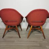 Shell armchairs by Miroslav Navratil