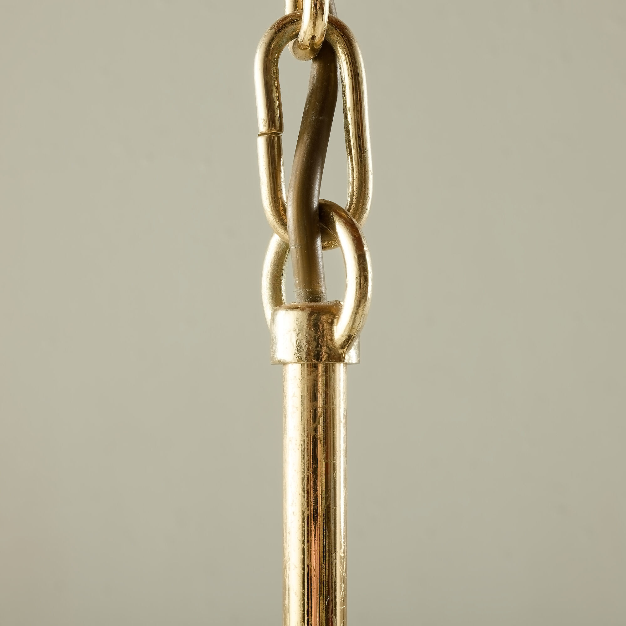 Chandelier en laiton et en verre de Murano La Murrina, années 1970