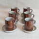 Vintage stoneware coffee mugs