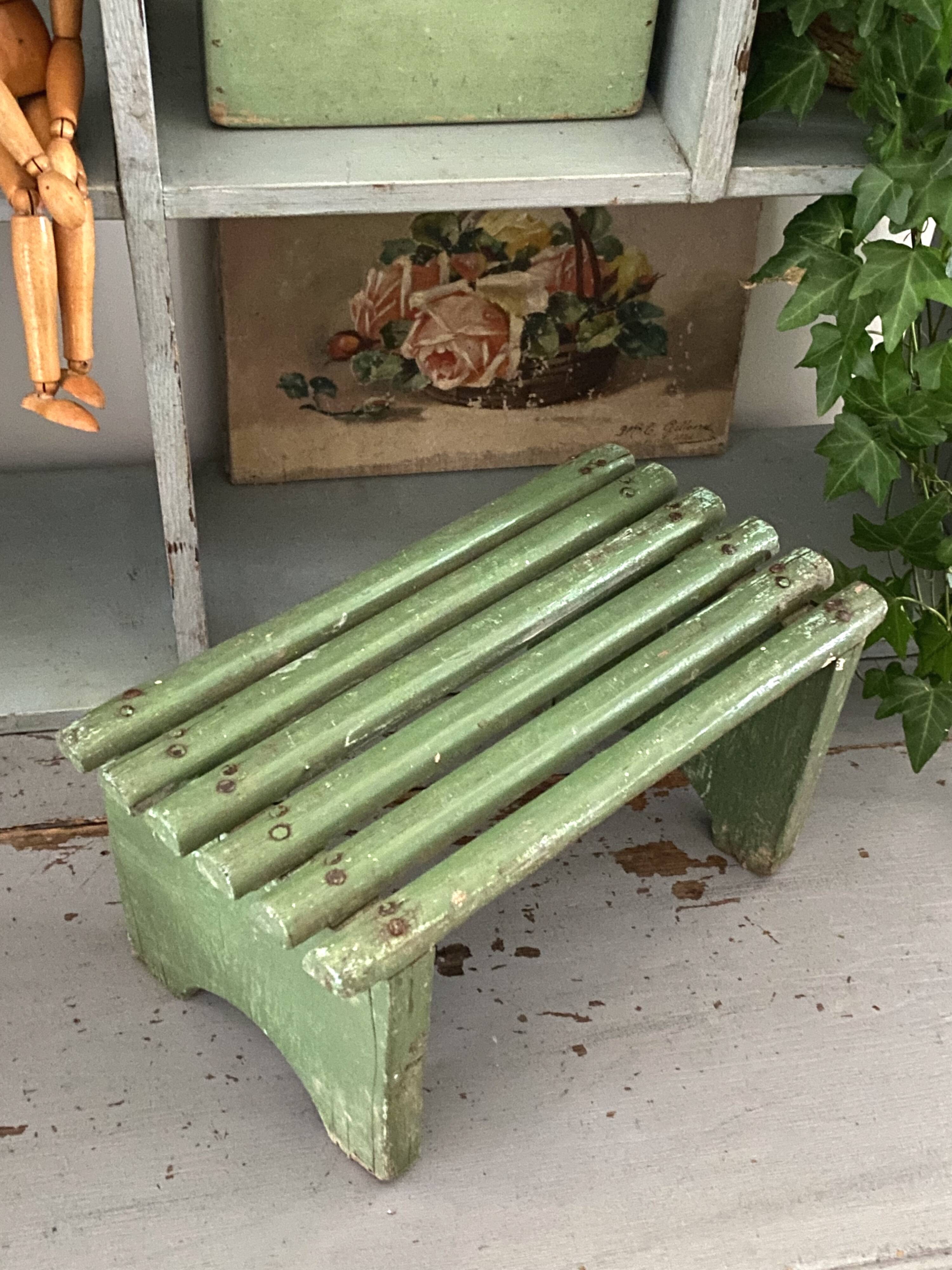 Small Wabi Sabi wooden bench