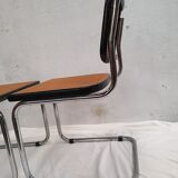 Series of 6 chairs b32 by Marcel Breuer