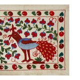 Hand-knotted rug, vintage Turkish rug 50x96 cm