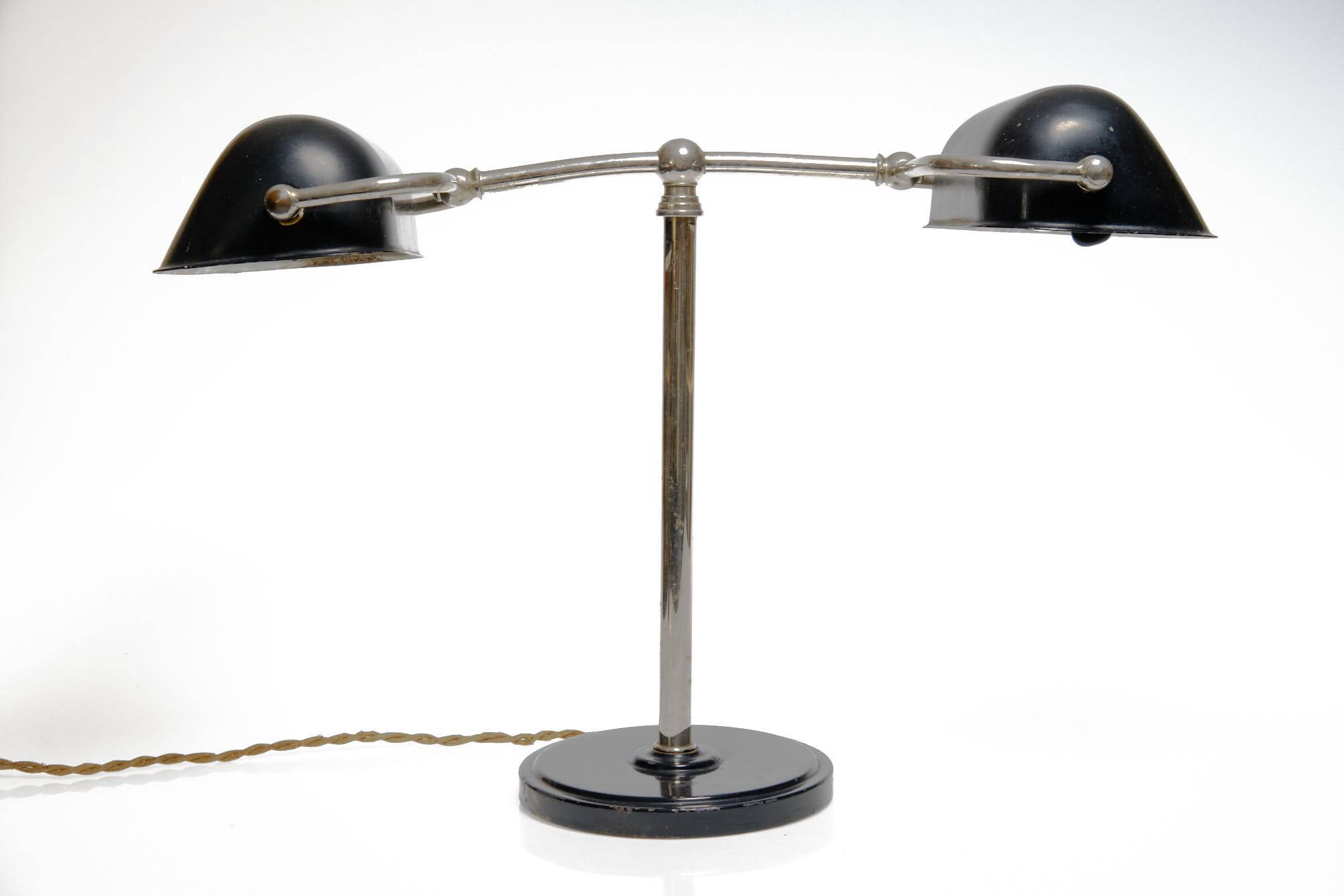 Lampe double, vintage, années 30, Bauhaus