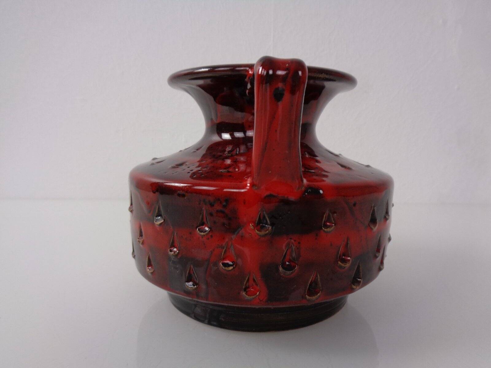 Italian Strawberry Ceramic Vase by Fratelli Fanciullacci for Bitossi, 1960s