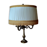 Solid bronze lamp Louis xv style 3 branches