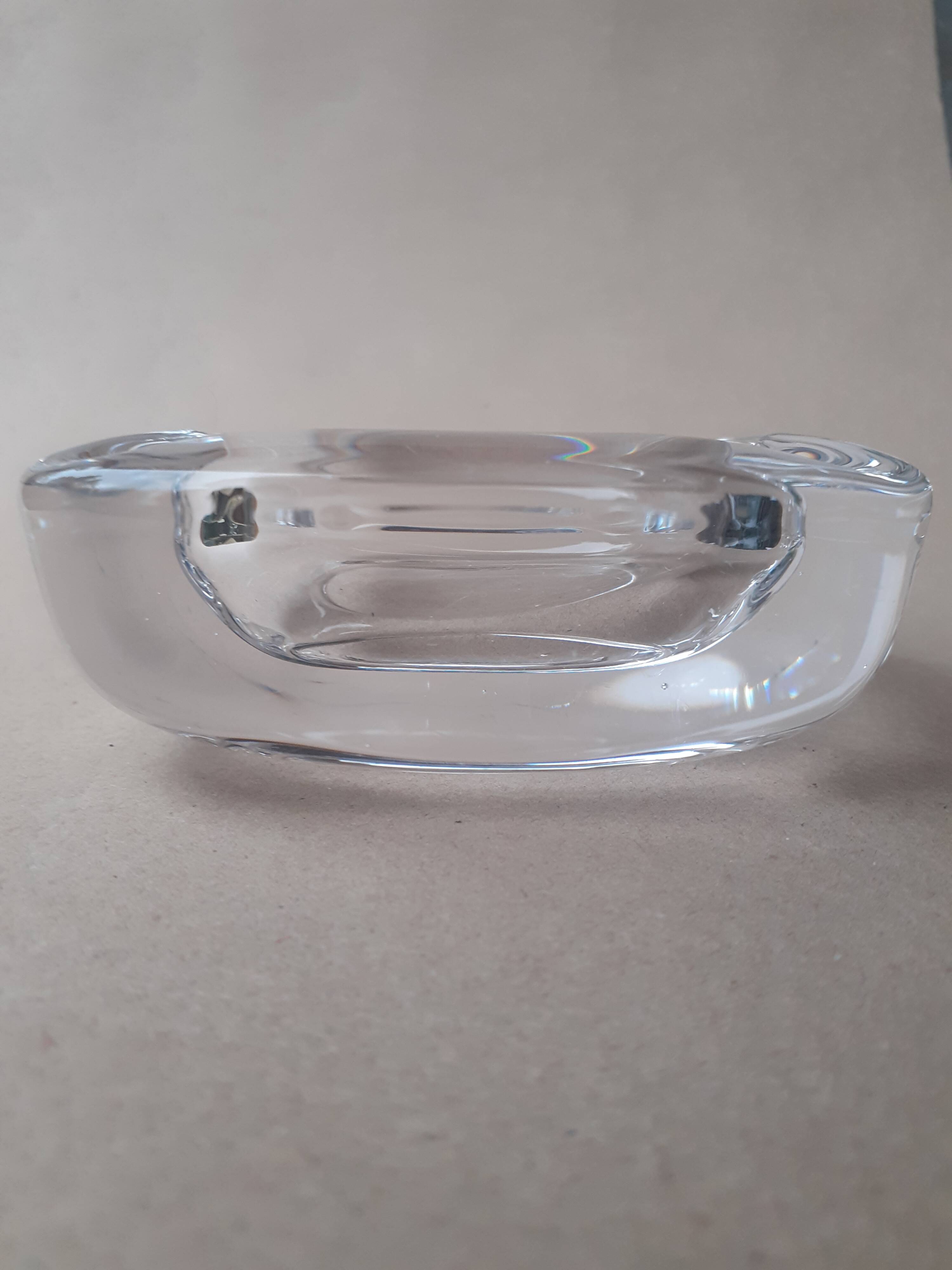 Cendrier en cristal de1970