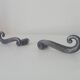 Pair of old door handles levers