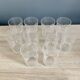 Set of 10 baccarat tumbler glasses nancy model