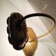Magnificent bronze lamp by Lucas Rambouillet stone