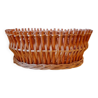 Rattan and bamboo planter, 1960.