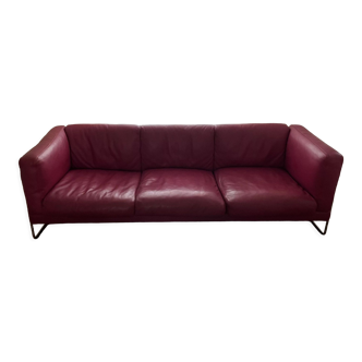 Penclub steiner 3 seater raspberry color sofa