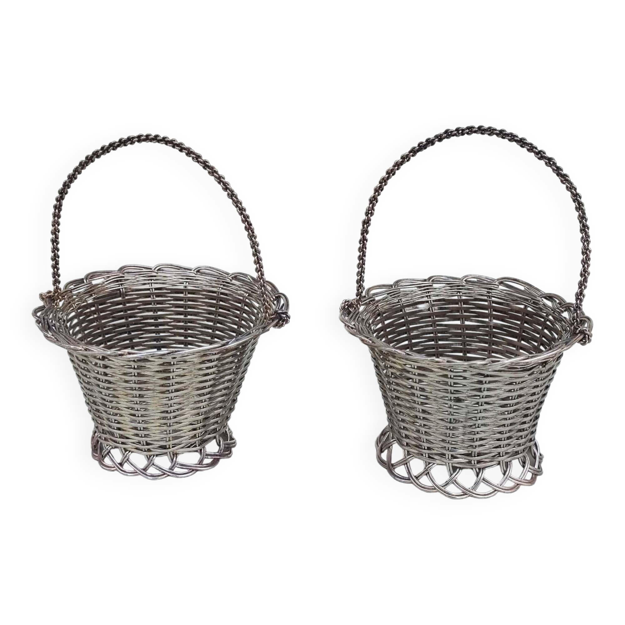 Paire de paniers à bonbons