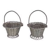Paire de paniers à bonbons