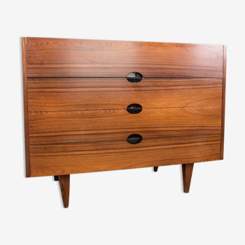 Rosewood chest of drawers design Paul Geoffroy edited by Roche Bobois