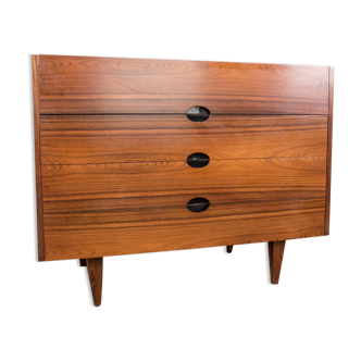 Rosewood chest of drawers design Paul Geoffroy edited by Roche Bobois