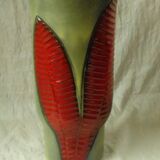 Fernand elchinger ceramic vase, fern model, 1950s