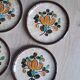 Set 4 assiettes dessert Corfou Boch 1966