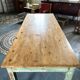 Old wooden farm table