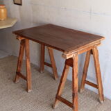 Working table on convent trestles